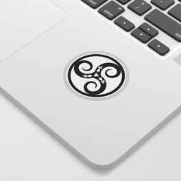 Old Celtic Symbol representing earth, fire, air and water. Sticker