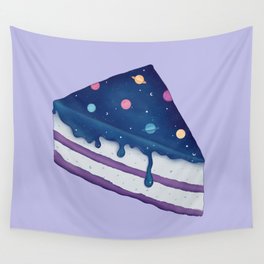 Cosmic Galaxy Cake Wall Tapestry