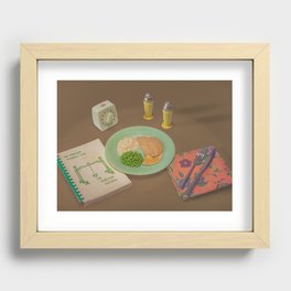 A Meal From Her Kitchen Recessed Framed Print
