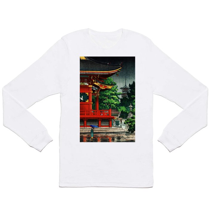 In the rain-Asakusa Sensouji temple Long Sleeve T Shirt