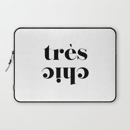 Tres Chic French Artwork Laptop Sleeve