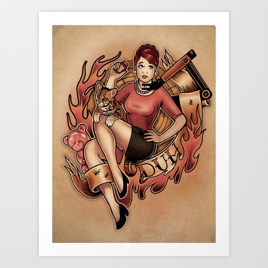 Duh! Art Print