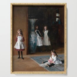 John Singer Sargent The Daughters of Edward Darley Boit 1882 Serving Tray