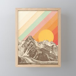 Mountainscape 1 Framed Mini Art Print