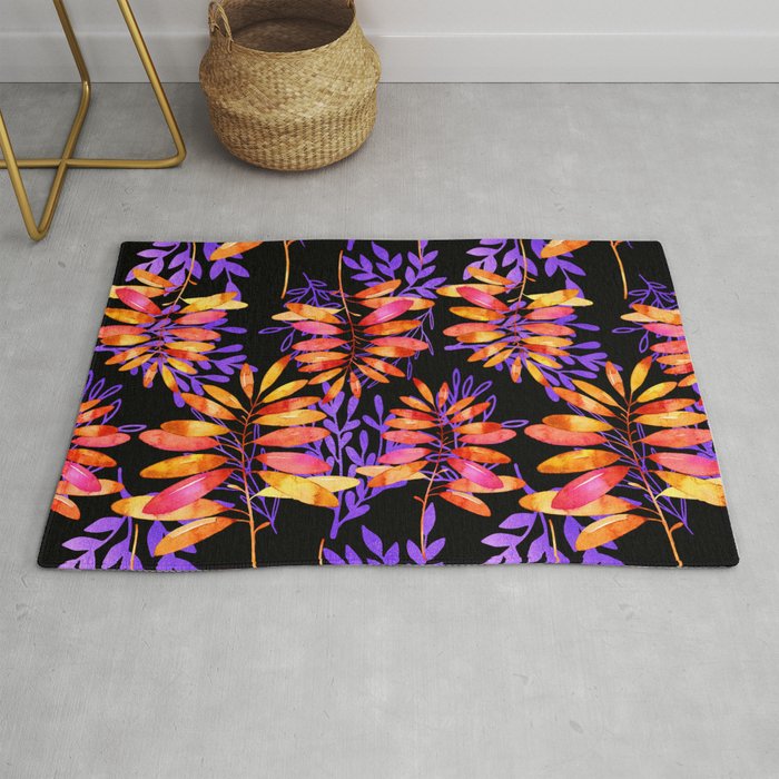 Psychedelic Fall pattern Rug