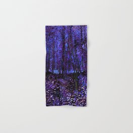 Van Gogh Trees & Underwood Purple Blue Hand & Bath Towel