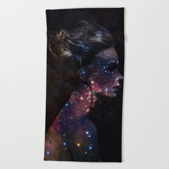 Galaxy Eyes Beach Towel