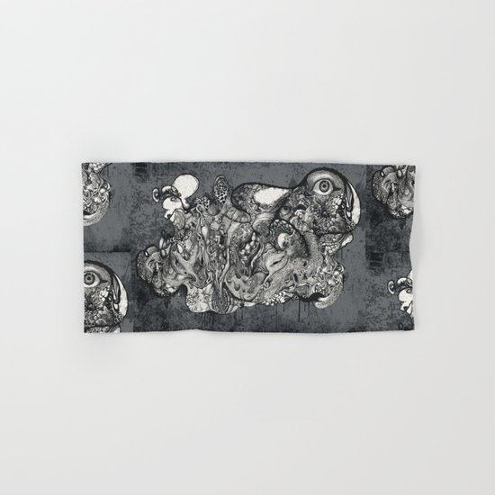 ABSTRACT FREE FORM Hand & Bath Towel