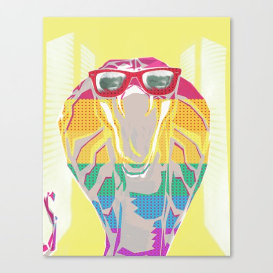 Cobra don't care Canvas Print