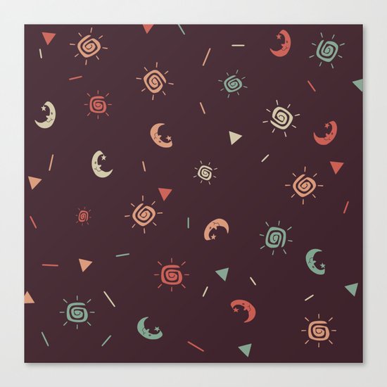 Day and night Canvas Print
