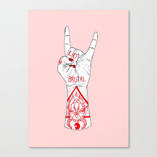 Brutal Canvas Print