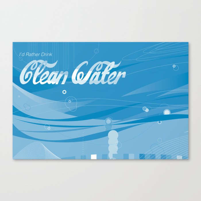 cleanwater Canvas Print