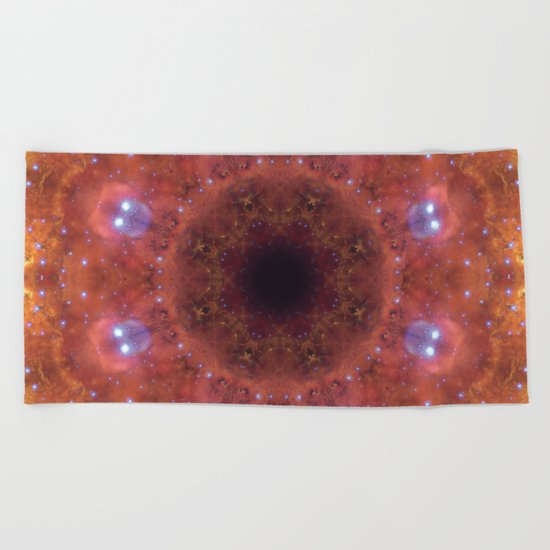Space Mandala No14 Beach Towel