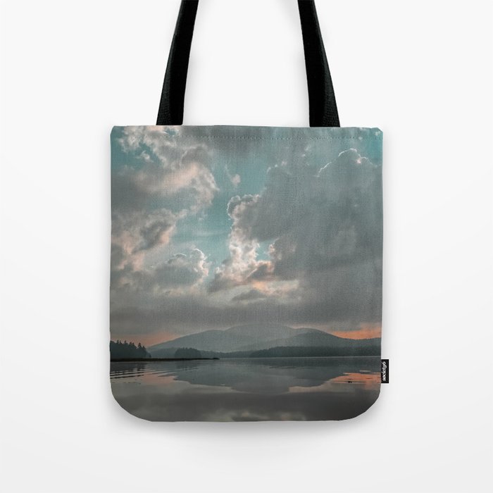Long Lake Sunrise Tote Bag