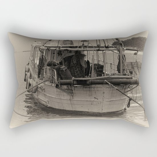 Fishing boat Rectangular Pillow