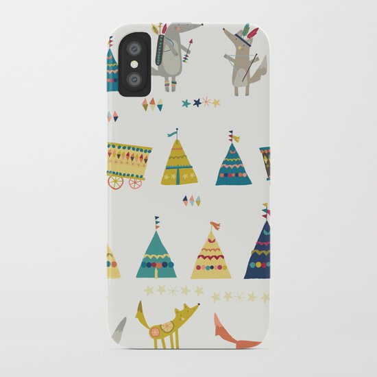 Wolf Pattern iPhone Case