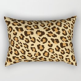 Leopard Print Rectangular Pillow