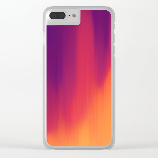 Spectrogram Clear iPhone Case