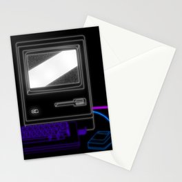 RETRO COMPUTER_GLITCHING Stationery Cards