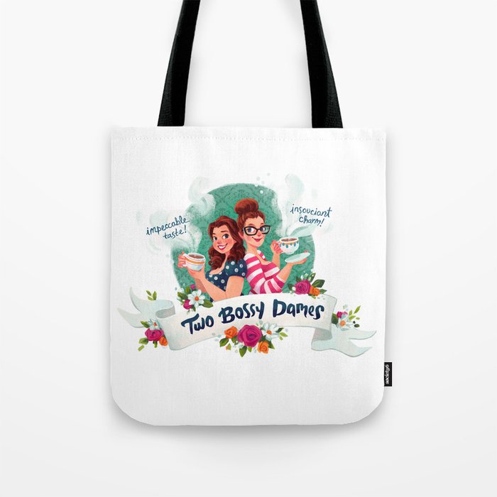 Two Bossy Dames Tote Bag