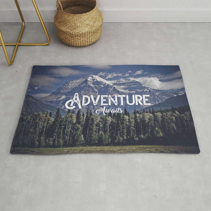 Adventure awaits rug 2025