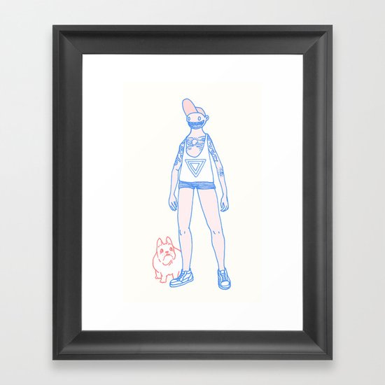 Short Shorts! Framed Art Print