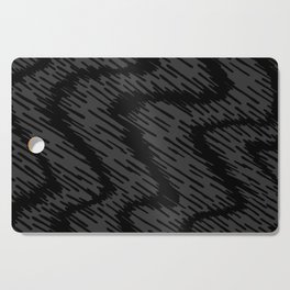 Dark abstract swirls pattern, Line abstract splatter Digital Illustration Background Cutting Board