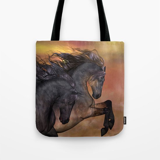 HORSES - On sugar mountain Tote Bag