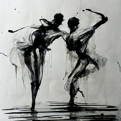 Ink Dancers 04 by Stephen Beveridge Ink Dancers 04 by Stephen Beveridge