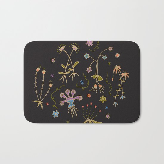 Flora of Planet Hinterland Bath Mat