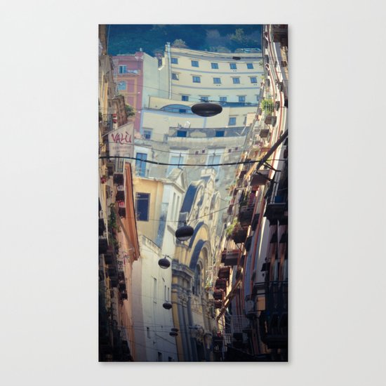 Napoli street Canvas Print