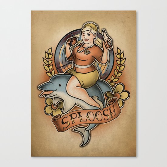 Sploosh! Canvas Print