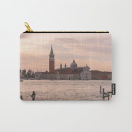 Venice Italy Sunset Photography, Pink Venice, Travel Italy Wall Art, Italian Home Decor Carry-All Pouch