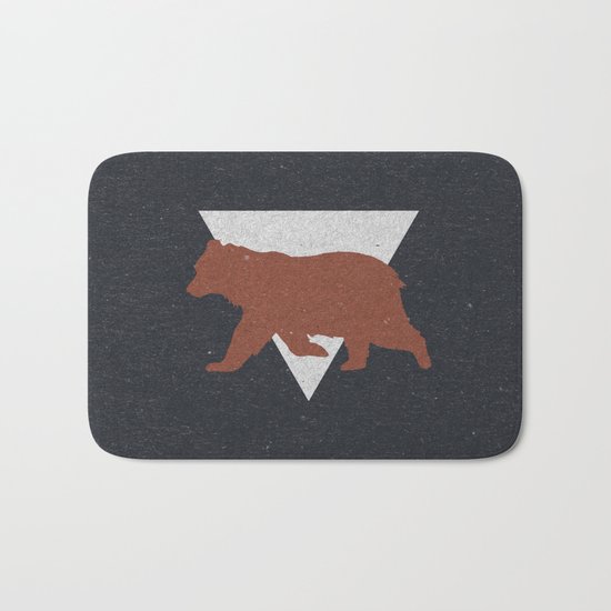 Bear & Bravery Bath Mat