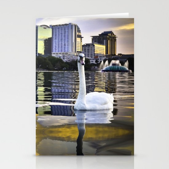 Lake Eola - Orlando, FL Stationery Cards