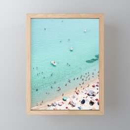 Beach Day Framed Mini Art Print