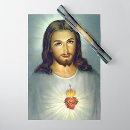 Sacred Heart Of Jesus Wrapping Paper