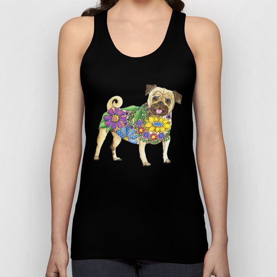 The Pugster Unisex Tank Top