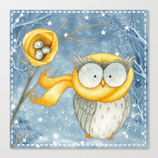 Winter animal #8 Canvas Print