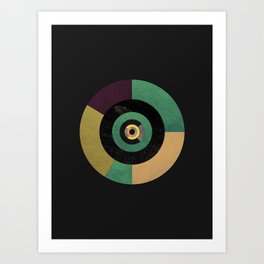 Circle Fibonacci.1 Art Print