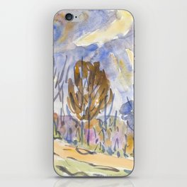 Watercolor No. 63, Road iPhone Skin