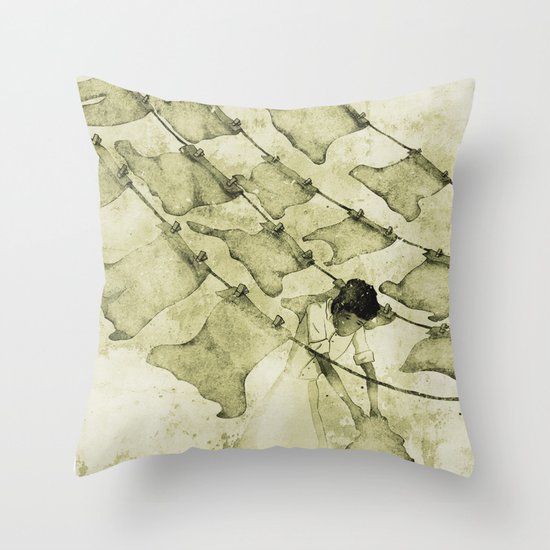 Salt of the earth Throw Pillow