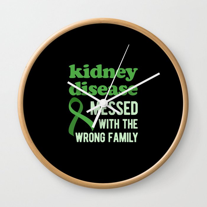 Kidney Disease Awareness Wall Clock