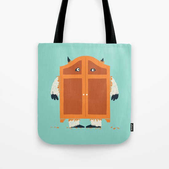 Monster in the closet Tote Bag