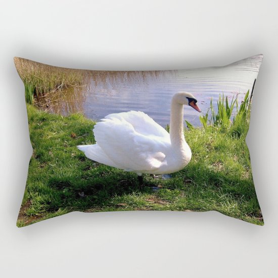 Swan lake Rectangular Pillow