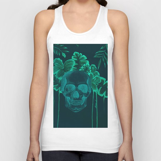 Skull jungle Unisex Tank Top