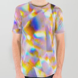 Rainbow Crystal All Over Graphic Tee