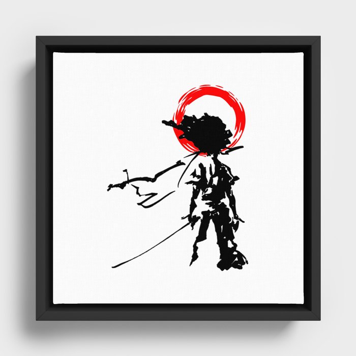 Afro Samurai Framed Canvas