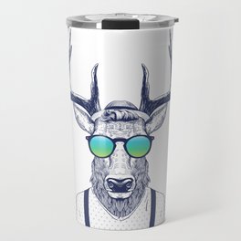 Mr Deer Hipster Travel Mug