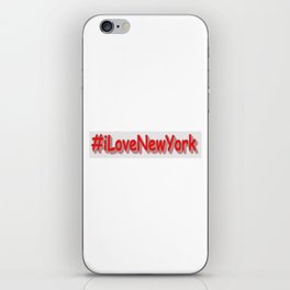 "#iLoveNewYork" Cute Design. Buy Now iPhone Skin